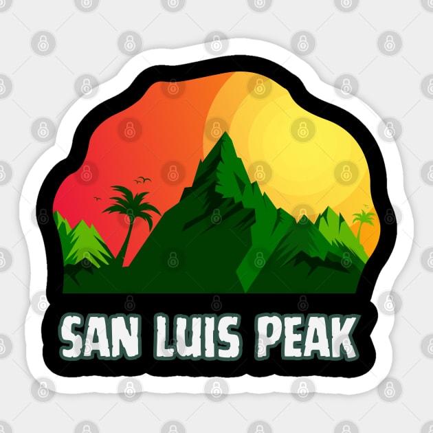 San Luis Peak Sticker by Canada Cities